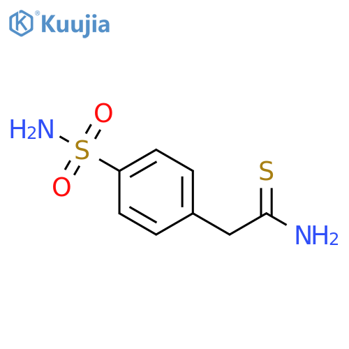 2-(4-sulfamoylphenyl)ethanethioamide structure