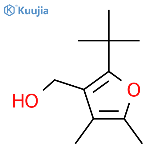 (2-tert-Butyl-4,5-dimethylfuran-3-yl)methanol structure