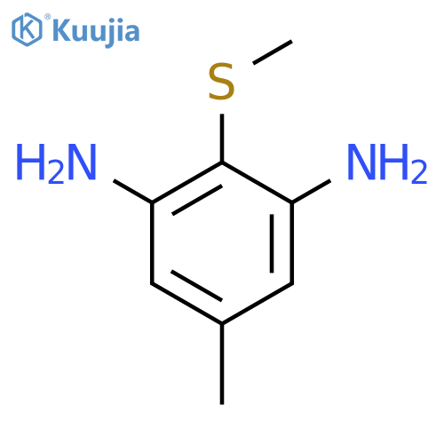 1,3-Benzenediamine, 5-methyl-2-(methylthio)- structure