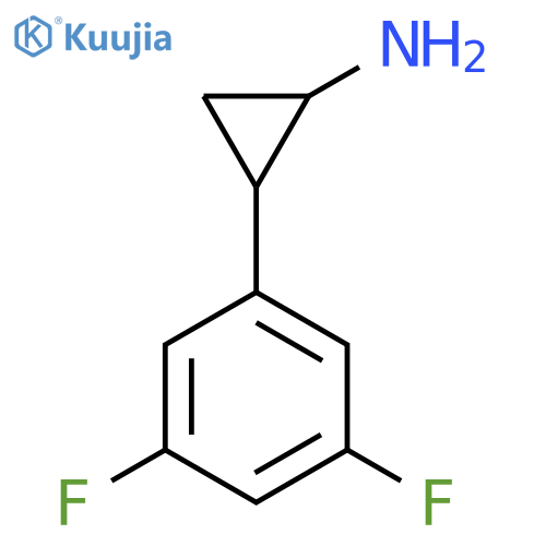 2-(3,5-Difluorophenyl)cyclopropanamine structure