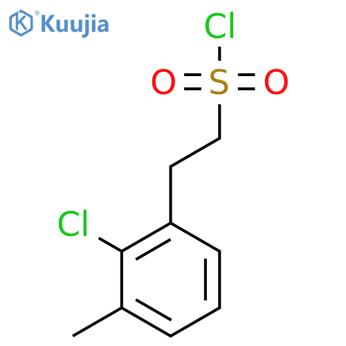 2-(2-chloro-3-methylphenyl)ethane-1-sulfonyl chloride structure