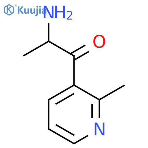 2-amino-1-(2-methylpyridin-3-yl)propan-1-one structure