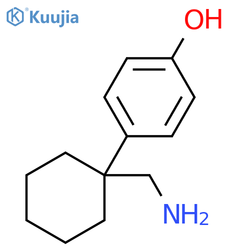 4-1-(aminomethyl)cyclohexylphenol structure
