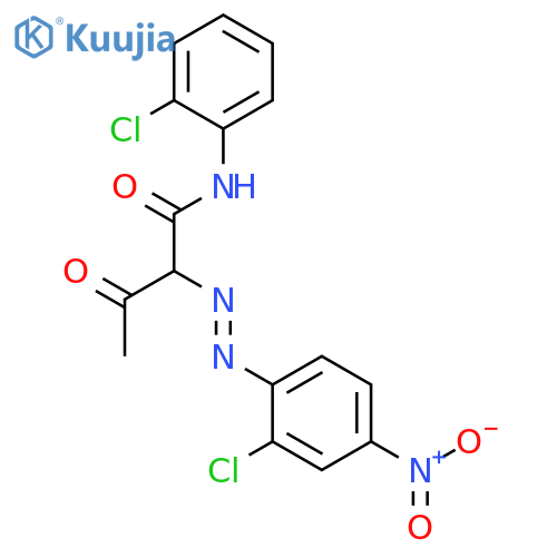 Butanamide, 2-[(2-chloro-4-nitrophenyl)azo]-N-(2-chlorophenyl)-3-oxo- structure