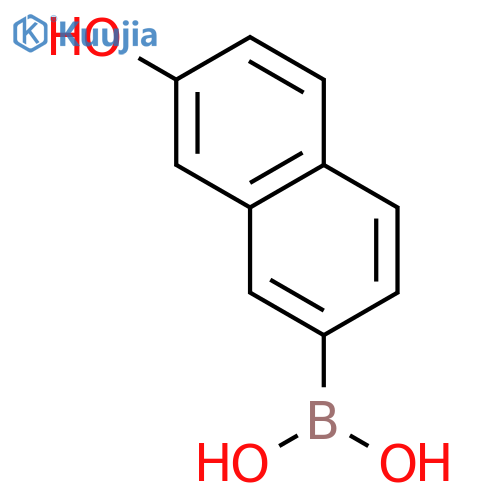 Boronic acid,(7-hydroxy-2-naphthalenyl)- (9CI) structure