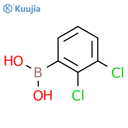 2,3-Dichlorophenylboronic acid structure