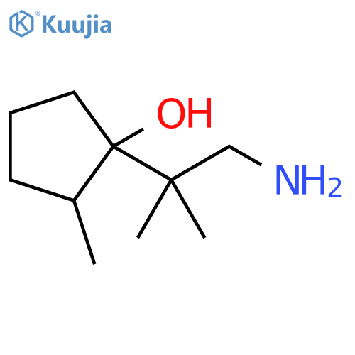 Cyclopentanol, 1-(2-amino-1,1-dimethylethyl)-2-methyl- structure