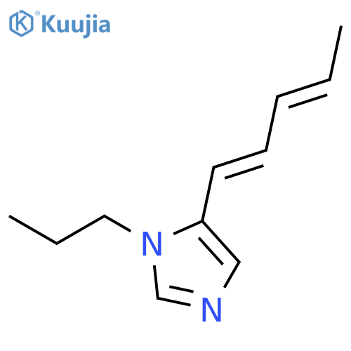 1H-Imidazole, 5-(1,3-pentadienyl)-1-propyl- structure