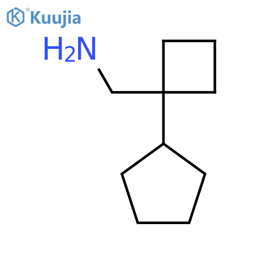 (1-cyclopentylcyclobutyl)methanamine structure