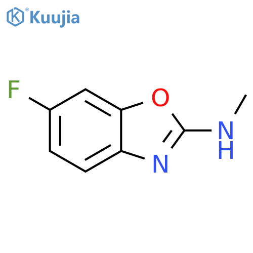 6-fluoro-N-methyl-1,3-benzoxazol-2-amine structure