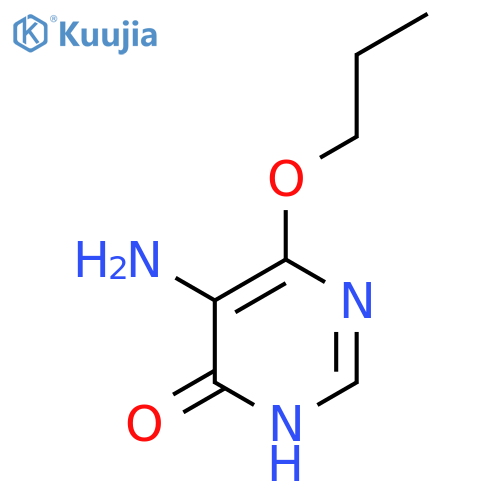 5-Amino-6-propoxypyrimidin-4-ol structure