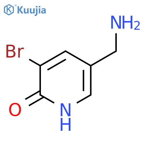 5-(Aminomethyl)-3-bromopyridin-2-ol structure