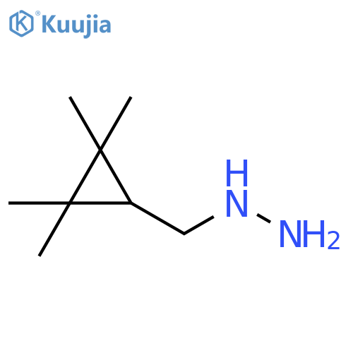 (2,2,3,3-tetramethylcyclopropyl)methylhydrazine structure