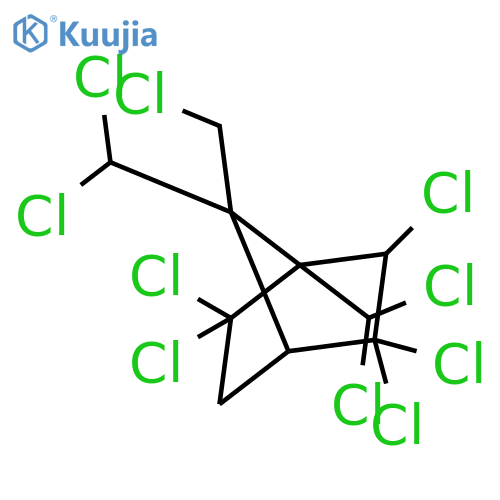Bicyclo[2.2.1]heptane,2,2,5,5,6-pentachloro-7-(chloromethyl)-1,7-bis(dichloromethyl)-,(1R,4S,6S,7R)-rel- structure