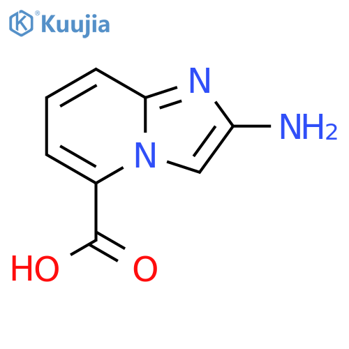 2-aminoimidazo1,2-apyridine-5-carboxylic acid structure