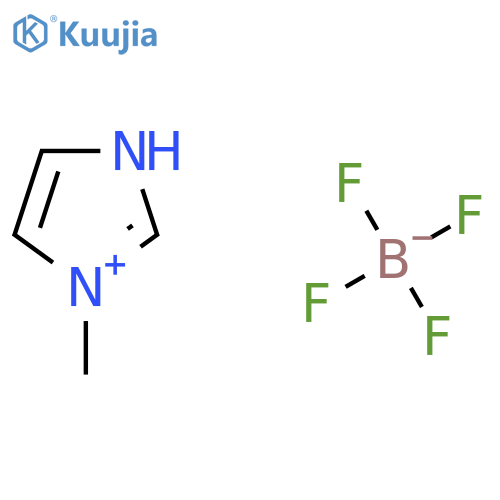 1-methylimidazolium tetrafluoroborate structure