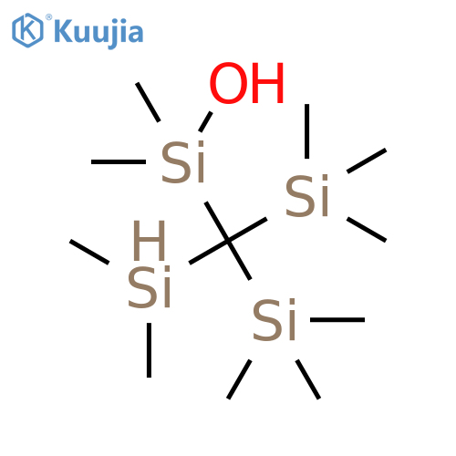 Silanol, [(dimethylsilyl)bis(trimethylsilyl)methyl]dimethyl- structure