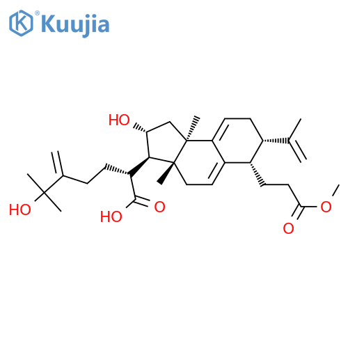16,25-Dihydroxy-24-methylene-3,4-secolanosta-4(28),7,9(11)-triene-3,21-dioic acid; 16α-form structure