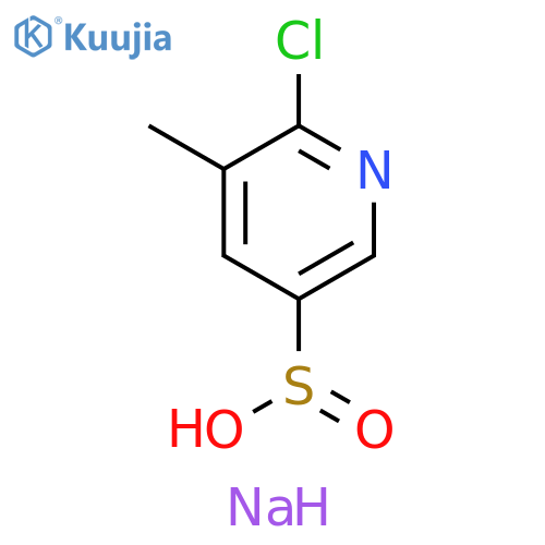 6-chloro-5-methylpyridine-3-sulfinate structure