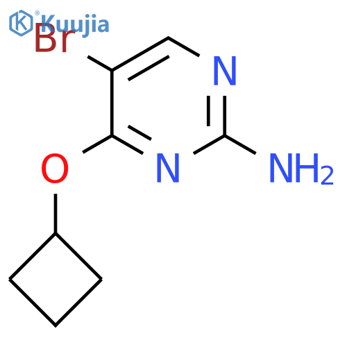 5-bromo-4-cyclobutoxypyrimidin-2-amine structure
