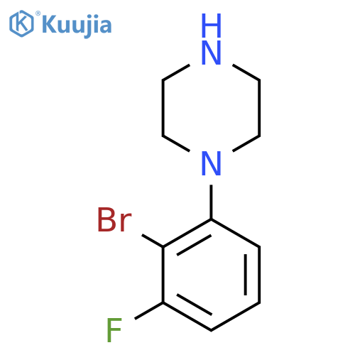 1-(2-bromo-3-fluorophenyl)piperazine structure
