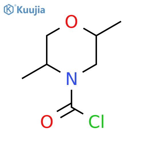 2,5-Dimethylmorpholine-4-carbonyl chloride structure