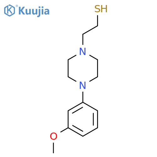 2-[4-(3-Methoxyphenyl)piperazin-1-yl]ethanethiol structure