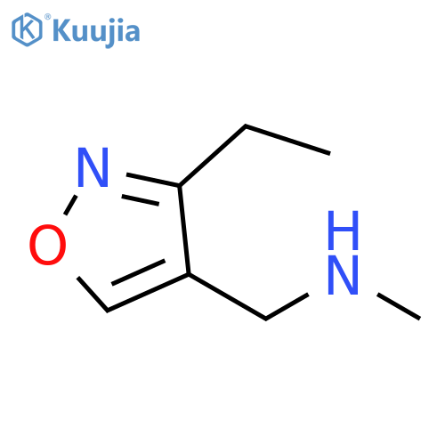 (3-ethyl-1,2-oxazol-4-yl)methyl(methyl)amine structure