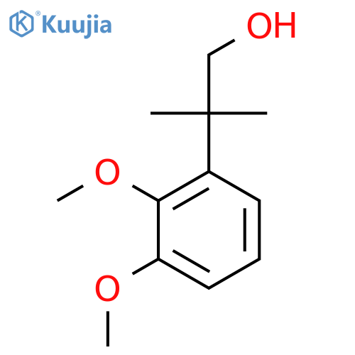 2-(2,3-dimethoxyphenyl)-2-methylpropan-1-ol structure