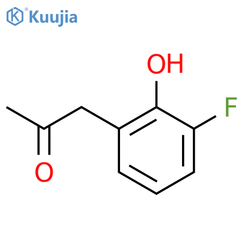 1-(3-fluoro-2-hydroxyphenyl)propan-2-one structure