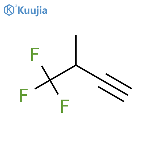 4,4,4-trifluoro-3-methylbut-1-yne structure