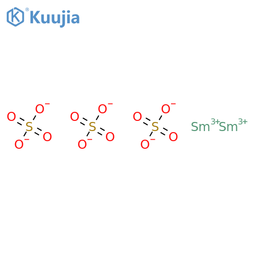 Samarium(III) sulfate structure
