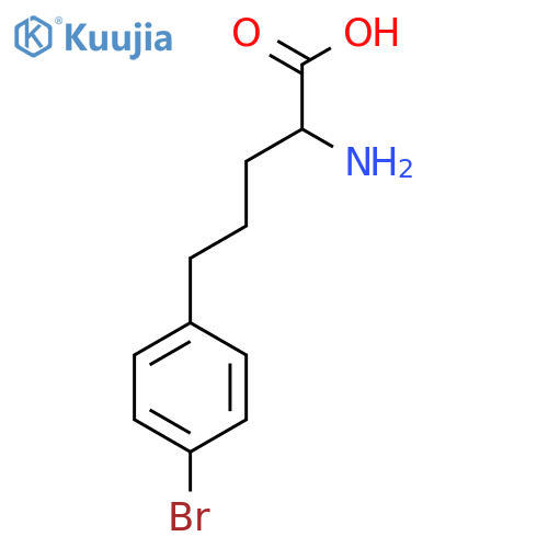 2-amino-5-(4-bromophenyl)pentanoic acid structure