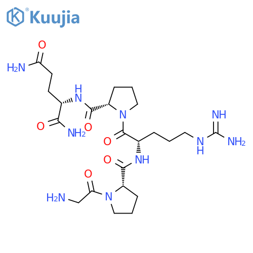 L-Glutamamide, glycyl-L-prolyl-L-arginyl-L-prolyl- structure
