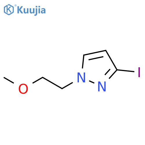 3-IODO-1-(2-METHOXYETHYL)-1H-PYRAZOLE structure