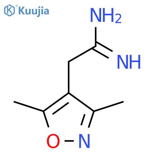 2-(dimethyl-1,2-oxazol-4-yl)ethanimidamide structure