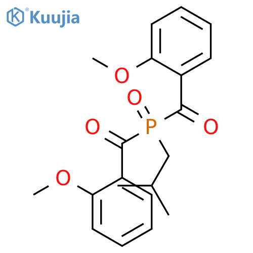 Phosphine oxide, bis(2-methoxybenzoyl)(2-methylpropyl)- structure