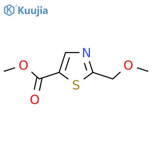 Methyl 2-(methoxymethyl)-1,3-thiazole-5-carboxylate structure