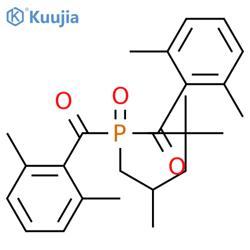 [(2,4,4-Trimethylpentyl)phosphoryl]bis[(2,6-dimethylphenyl)methanone] structure