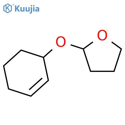 Furan, 2-(2-cyclohexen-1-yloxy)tetrahydro- structure