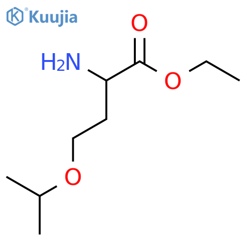 ethyl 2-amino-4-(propan-2-yloxy)butanoate structure