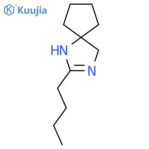 1,3-Diazaspiro[4.4]non-2-ene,2-butyl- structure