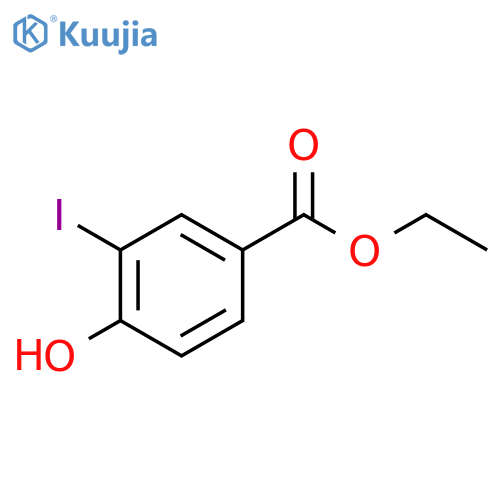 Ethyl 4-hydroxy-3-iodobenzoate structure