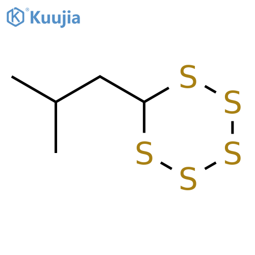(2-Methylpropyl)pentathiane structure