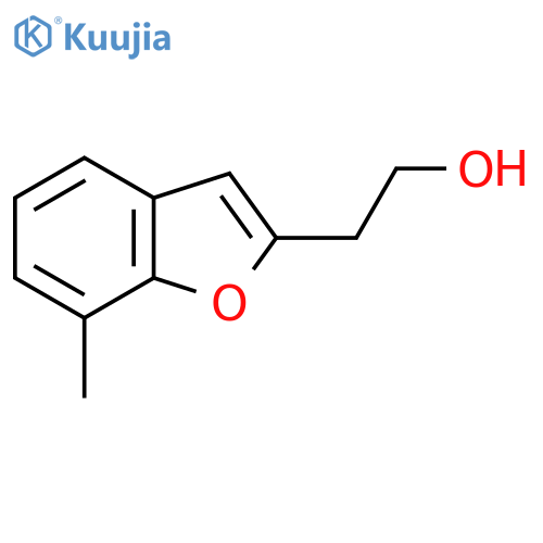 2-(7-methyl-1-benzofuran-2-yl)ethan-1-ol structure