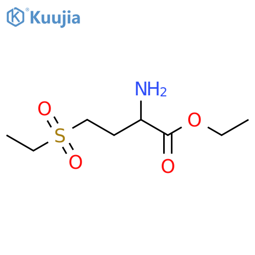 Ethyl 2-amino-4-(ethanesulfonyl)butanoate structure