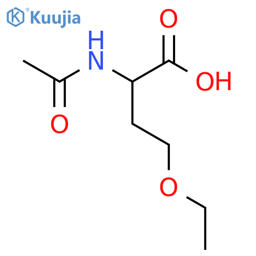 2-Acetamido-4-ethoxybutanoic acid structure