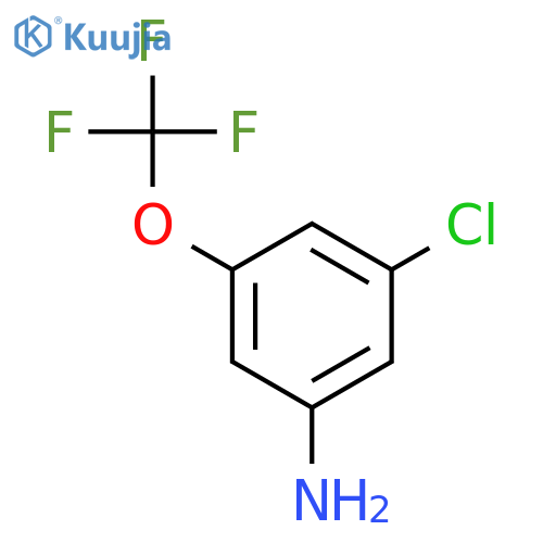 3-Chloro-5-(trifluoromethoxy)aniline structure