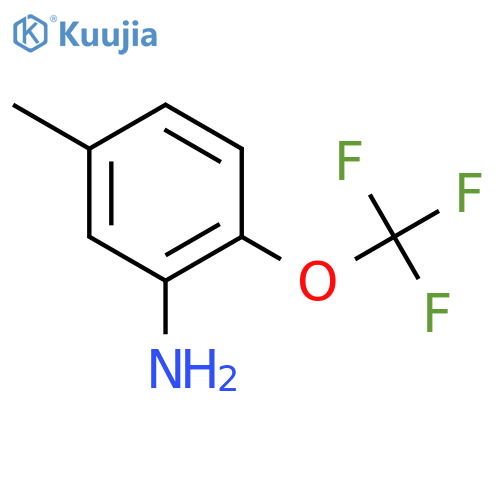 5-Methyl-2-(trifluoromethoxy)aniline structure