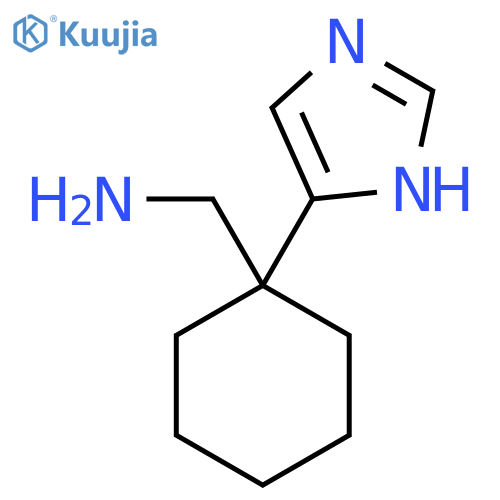 1-(1H-imidazol-5-yl)cyclohexylmethanamine structure